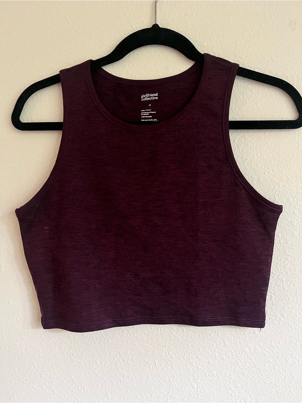 LOT OF 2 Girlfriend Collective ReSet Super Crop Tank